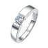 MJ-140 Classic 925 Sterling Silver Moissanite Ring stylish jewelry Anniversary Ring