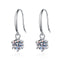 MJ-53 D Color Moissanite Lab Diamond Stud Earring For Women 925 Sterling Silver Wedding Engagement Ear Studs Jewelry