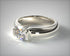 MJ-Female Set Diamond Ring,Necklace,Earing Silver 925