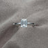 MJ-142 Classic 925 Sterling Silver Moissanite Ring stylish jewelry Anniversary Ring