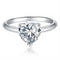 MJ-137 Classic 925 Sterling Silver Moissanite Ring stylish jewelry Anniversary Ring