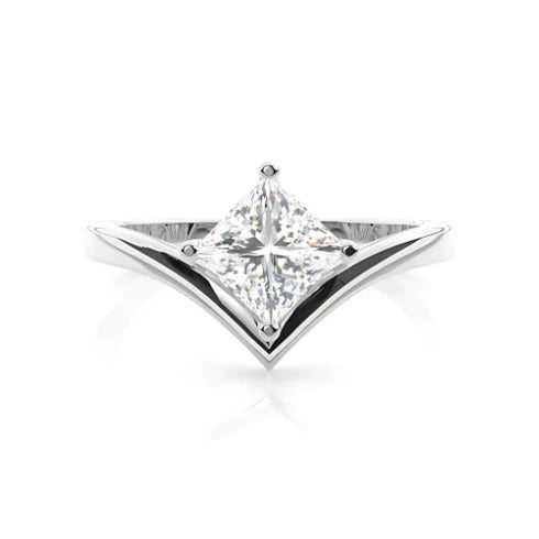 MJ-129 Classic 925 Sterling Silver Moissanite Ring stylish jewelry Anniversary Ring