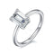 MJ-142 Classic 925 Sterling Silver Moissanite Ring stylish jewelry Anniversary Ring