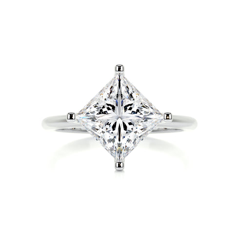 MJ-102 Original Moissanite Princes Cut Diamond Ring