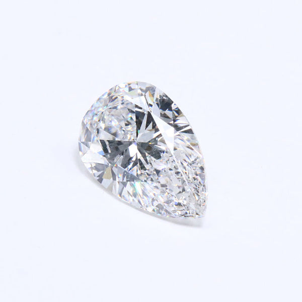 100% Real Moissanite VVS VS Clarity Certified Pear Cut Loose Lab Diamond for Jewelry Making