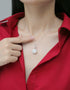 MJ-31 Sterling 100% 925 Silver Wedding Party Fine Jewelry Gift Pendant