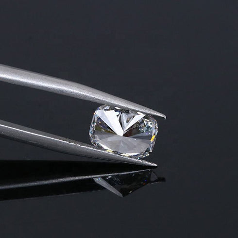 100% Real Moissanite Excellent Elongated Cushion Cut Lab Diamonds Tester with GRA Report