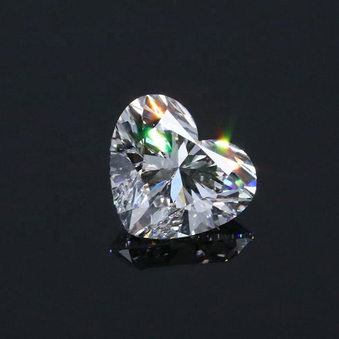 100% Real Moissanite VVS VS Clarity D Color Heart Cut Lab Grown Diamond Tester with GRA Report