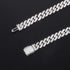 Sterling Silver VVS Moissanite Iced Out Hip Hop Jewelry Cuban Link Bracelet Men Women