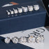 MJ-72 D Color Moissanite Lab Diamond Stud Earring For Women 925 Sterling Silver Wedding Engagement Ear Studs Jewelry