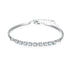 Diamond Real Moissanite Bracelet Bangle 925 Sterling Silver Platinum Plated High Quality Women Wedding Luxury Fine Jewelry
