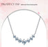 MJ-10 Original Moissanite Solitaire Pendant Necklace in Pure 925 Silver