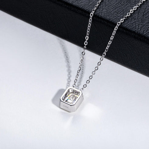 MJ-43 Sterling 100% 925 Silver Wedding Party Fine Jewelry Gift Pendant