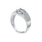 MJ-211 ROUND BRILLIANT CUT MOISSANITE MEN'S WEDDING BAND RING