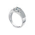 MJ-211 ROUND BRILLIANT CUT MOISSANITE MEN'S WEDDING BAND RING