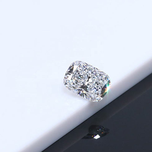 100% Real Moissanite Excellent Elongated Cushion Cut Lab Diamonds Tester with GRA Report