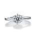 MJ-139 Classic 925 Sterling Silver Moissanite Ring stylish jewelry Anniversary Ring