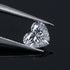 100% Real Moissanite VVS VS Clarity D Color Heart Cut Lab Grown Diamond Tester with GRA Report