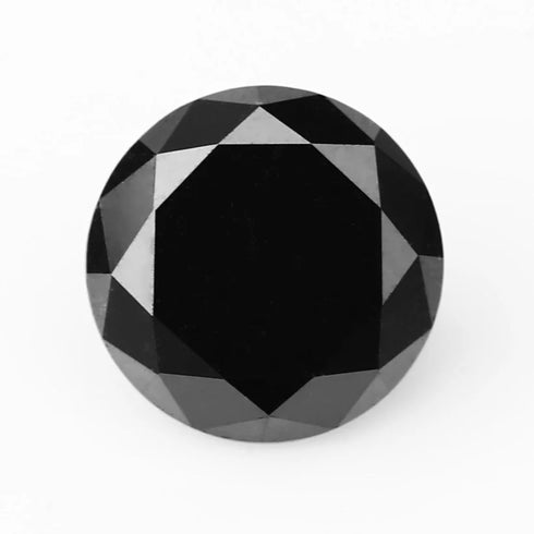100% Real Moissanite Top Quality Round Brilliant Cut Black Diamond For Engagement Ring