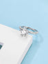 MJ-147 Silver Moissanite Diamond Ring 1.0 Carat