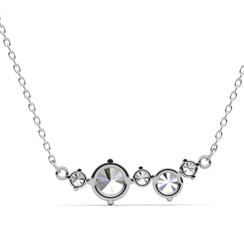 MJ-20 Moissanite Solitaire Pendant Necklace 5PCS Original in Pure Silver 925