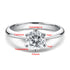 MJ-103 Classic 925 Sterling Silver Moissanite Ring stylish jewelry Anniversary Ring