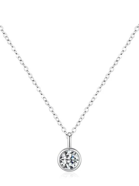 MJ-33 Sterling 100% 925 Silver Wedding Party Fine Jewelry Gift Pendant