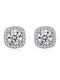 MJ-62 Square Design Moissanite Earings Silver 925 Original Moissanite Diamond Test Past Wedding Drop EarringsJewelry
