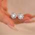 MJ-71 D Color Moissanite Lab Diamond Stud Earring For Women 925 Sterling Silver Wedding Engagement Ear Studs Jewelry