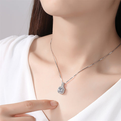 MJ-26 Sterling 100% 925 Silver Wedding Party Fine Jewelry Gift Pendant