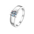 MJ-202 Carat D Color Moissanite Wedding Band Men Ring 925 Sterling Silver Engagement Rings For Man With GRA Certificate Gift