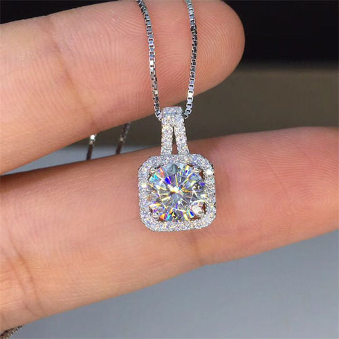 MJ-26 Sterling 100% 925 Silver Wedding Party Fine Jewelry Gift Pendant