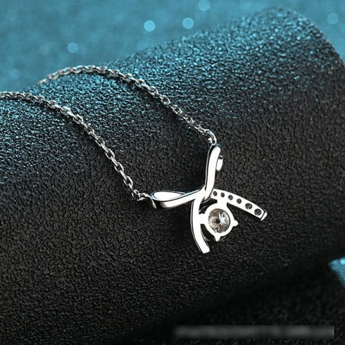 MJ-35 Sterling 100% 925 Silver Wedding Party Fine Jewelry Gift Pendant