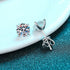 MJ-63 D Color Moissanite Lab Diamond Stud Earring For Women 925 Sterling Silver Wedding Engagement Ear Studs Jewelry
