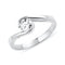 MJ-114 Classic 925 Sterling Silver Moissanite Ring stylish jewelry Anniversary Ring