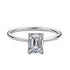 MJ-142 Classic 925 Sterling Silver Moissanite Ring stylish jewelry Anniversary Ring