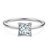 MJ-138 Classic 925 Sterling Silver Moissanite Ring stylish jewelry Anniversary Ring