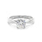 MJ-132 Classic 925 Sterling Silver Moissanite Ring stylish jewelry Anniversary Ring