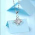 MJ-27 Sterling 100% 925 Silver Wedding Party Fine Jewelry Gift Pendant
