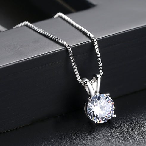 MJ-18 Sterling 100% 925 Silver Wedding Party Fine Jewelry Gift Pendant