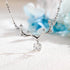 MJ-34 Sterling 100% 925 Silver Wedding Party Fine Jewelry Gift Pendant