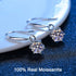 MJ-53 D Color Moissanite Lab Diamond Stud Earring For Women 925 Sterling Silver Wedding Engagement Ear Studs Jewelry