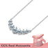 MJ-10 Original Moissanite Solitaire Pendant Necklace in Pure 925 Silver