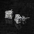 MJ-54 D Color Moissanite Lab Diamond Stud Earring For Women 925 Sterling Silver Wedding Engagement Ear Studs Jewelry