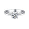 MJ-112 Classic 925 Sterling Silver Moissanite Ring stylish jewelry Anniversary Ring
