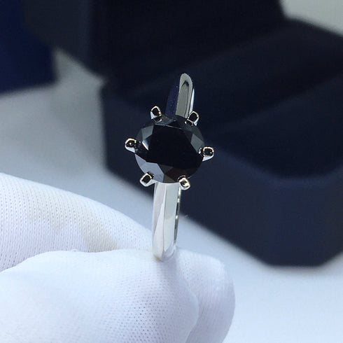 MJ-113 Classic 925 Sterling Silver Moissanite Ring stylish jewelry Anniversary Ring