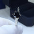 MJ-113 Classic 925 Sterling Silver Moissanite Ring stylish jewelry Anniversary Ring