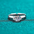 MJ-117 Classic 925 Sterling Silver Moissanite Ring stylish jewelry Anniversary Ring