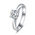 MJ-112 Classic 925 Sterling Silver Moissanite Ring stylish jewelry Anniversary Ring