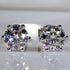 MJ-51 D Color Moissanite Lab Diamond Stud Earring For Women 925 Sterling Silver Wedding Engagement Ear Studs Jewelry